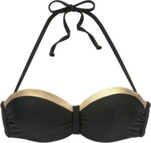 LASCANA Bügel-Bandeau-Bikini-Top Elodie, mit trendigem Materialeinsatz