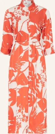 Marc O'Polo Hemdblusenkleid aus Satin mit 3/4-Arm