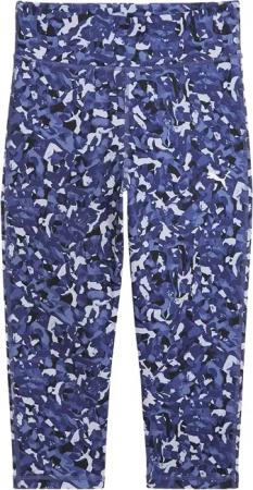 Puma - TAD ESS AOP High Waist ¾ Leggins Kinder blue crystal