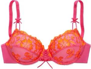 LASCANA Bügel-BH Wanda mit Zierschnürung und Stickerei Spitze, Dessous