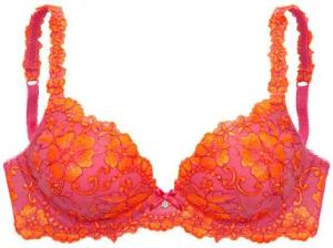 LASCANA Push-up-BH Wanda mit Bügel, mit schöner Stickereispitze, Dessous