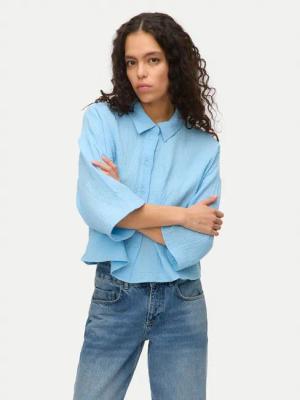 Vero Moda Hemd Natali 10279685 Blau Standard Fit
