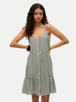 Vero Moda Sommerkleid Bumpy 10325283 Grün Loose Fit