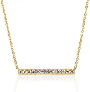 Goldene Damenkette mit lab grown Diamanten