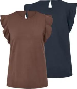 2 EarthColors®-Damen-Tops - Damen - Gr. XL - blau