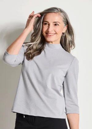 Shirt - grau - Gr. 42 von Goldner Fashion