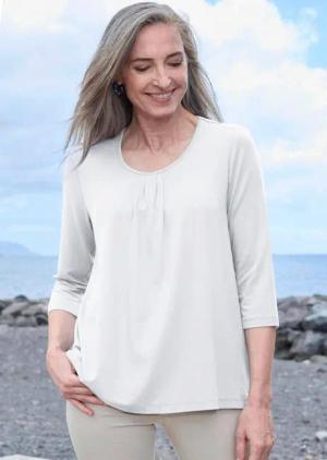 Shirt - cremeweiß - Gr. 19 von Goldner Fashion