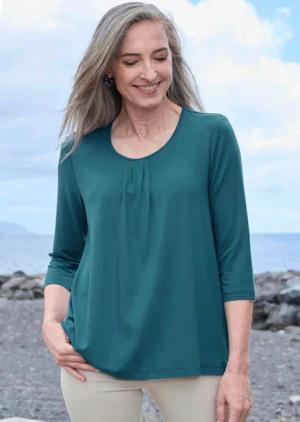 Shirt - petrol - Gr. 52 von Goldner Fashion