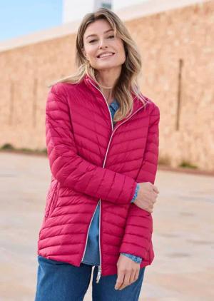 Steppjacke - bordeaux - Gr. 44 von Goldner Fashion
