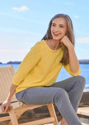 Pullover - honig - Gr. 19 von Goldner Fashion