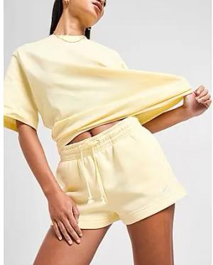 Nike Phoenix Fleece Shorts Damen - Damen, Gelb