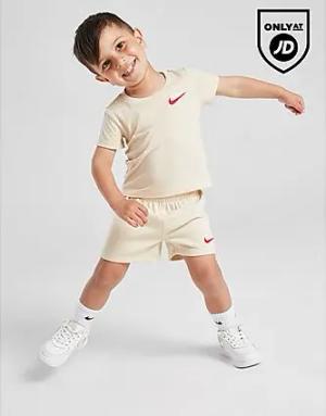 Nike Essential T-Shirt/Shorts Set Infant, Brown
