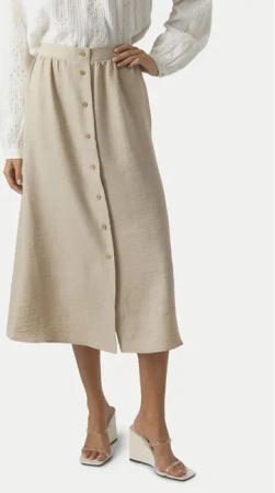 Vero Moda Midirock Melaney 10304134 Beige Regular Fit