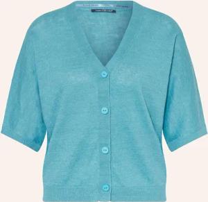 LUISA CERANO Leinen-Strickjacke mit 3/4-Arm