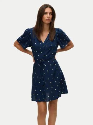 Vero Moda Sommerkleid Alba 10292845 Dunkelblau Regular Fit