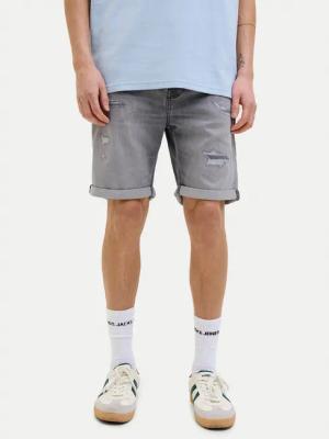 Jack&Jones Jeansshorts Rick 12269503 Grau Regular Fit