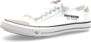 Dockers by Gerli Sneaker - Canvas Sneaker White - EU41 bis EU47 - für Männer - Größe EU47 - weiß