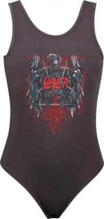 Slayer Body - Amplified Collection - Eagle - XS bis XL - für Damen - Größe S - charcoal - Lizenziertes Merchandise!