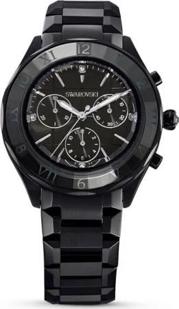 Swarovski Chronograph DEXTERA CHRONO 5641393, Armbanduhr, Quarzuhr, Damenuhr, Swarovski-Kristalle, Swiss Made