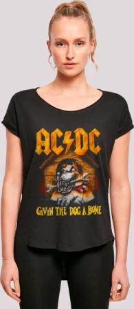 F4NT4STIC T-Shirt "ACDC Givin The Dog A Bone Rock Metal Musik", Damen,Premium Merch,Lang,Longshirt,Bandshirt