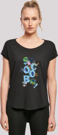 F4NT4STIC T-Shirt "Long Cut T-Shirt Scooby Doo Letters Jumble", Damen,Premium Merch,Lang,Longshirt,Bedruckt