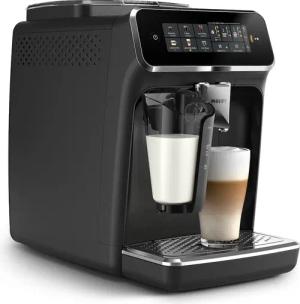Philips Kaffeevollautomat "EP3341/50 3300 Series, 6 Getränke (heiß oder eisgekühlt),", LatteGo-Milchsystem, SilentBrew Technologie, Klavierlack-Schwarz