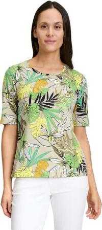 Betty Barclay Kurzarmshirt "Betty Barclay Basic Shirt mit Blumenprint", (1 tlg.), Druck