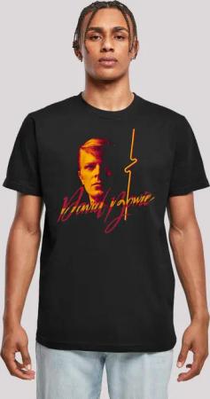 F4NT4STIC T-Shirt "David Bowie Photo Angle 90s", Herren,Premium Merch,Regular-Fit,Basic,Bandshirt