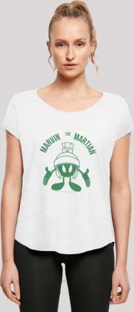 F4NT4STIC T-Shirt "Looney Tunes Marvin The Martian Large Head", Damen,Premium Merch,Lang,Longshirt,Bedruckt