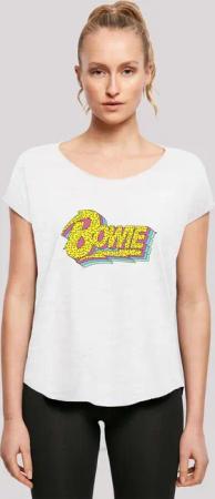 F4NT4STIC T-Shirt "David Bowie Moonlight 90s Logo", Print
