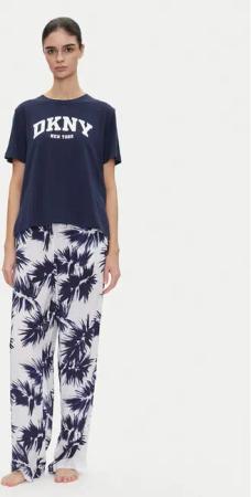 DKNY Pyjama YI70052 Dunkelblau Regular Fit