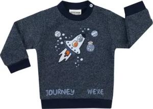 JACKY Sweatshirt SPACE JOURNEY dunkelblau melange