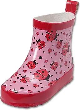 Playshoes Gummistiefel Halbschaft Marienkäfer