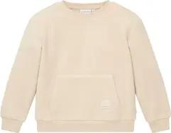 TOM TAILOR Fleece Sweatshirt Soft Light Beige