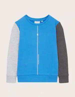 TOM TAILOR Sweatshirt blau