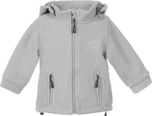 BMS Kapuzenjacke Clima-Fleece silber grau