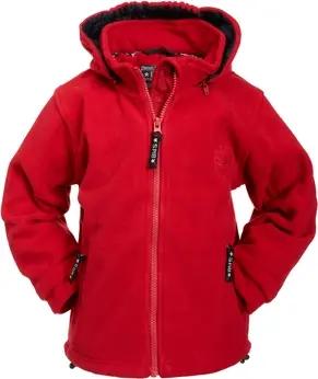 BMS Kapuzenjacke Clima-Fleece rot