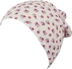 Sterntaler Slouch-Beanie Blumen beige