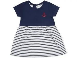 JACKY Kleid kurzarm marine/ringel