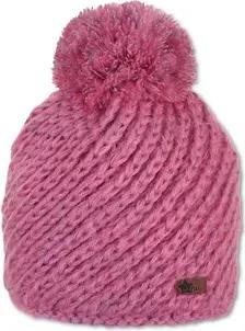 Sterntaler Bommelstrickmütze magenta
