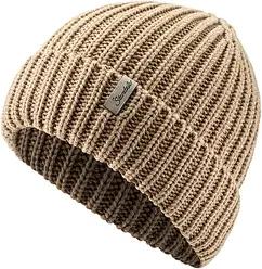 Sterntaler Strickmütze Umschlag sand