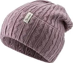 Sterntaler Strickmütze Wellen violet pastell