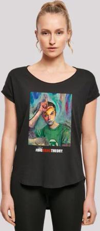 F4NT4STIC T-Shirt "Big Bang Theory Sheldon Loser Painting", Damen,Premium Merch,Lang,Longshirt,Bedruckt