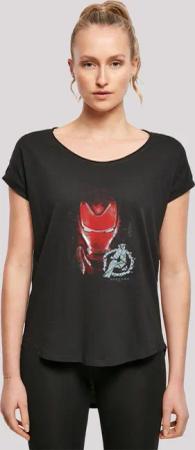 F4NT4STIC T-Shirt "Marvel Avengers Endgame Iron Man", Damen,Premium Merch,Lang,Longshirt,Logo Print
