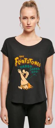 F4NT4STIC T-Shirt "Die Familie Feuerstein", Damen,Premium Merch,Lang,Longshirt,Bedruckt