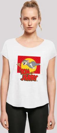 F4NT4STIC T-Shirt "Tom and Jerry TV Serie Chase Scene", Damen,Premium Merch,Lang,Longshirt,Bedruckt