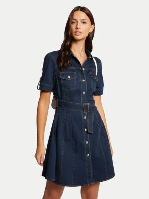 Morgan Jeanskleid 241-RIXES Dunkelblau Regular Fit
