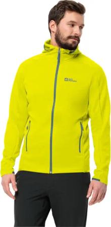 Jack Wolfskin Alpgrat Hooded FZ Men Fleecejacke Herren S  Firefly