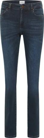 Mustang Damen Jeanshose Crosby Relaxed Straight dunkelblau