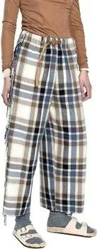 White Sand Hosen Carol Hose mit Fransen Beige